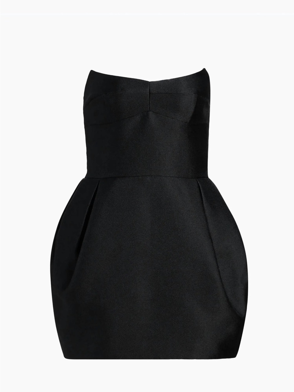 Amanda Uprichard Strapless Black Sculpted Bowery Cocktail Dress